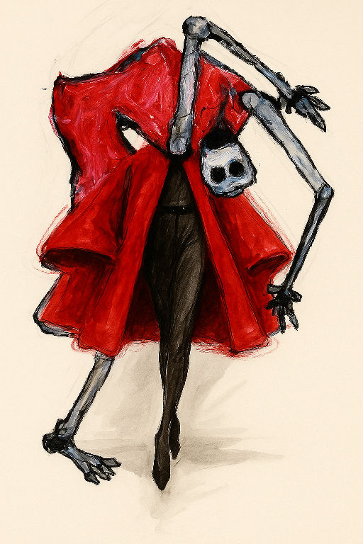 Die Tragweite der Mantel - Hybride AI Artwork by omarte I OMAR