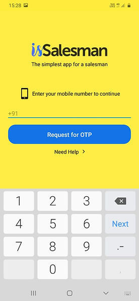 The simplest app for a salesman