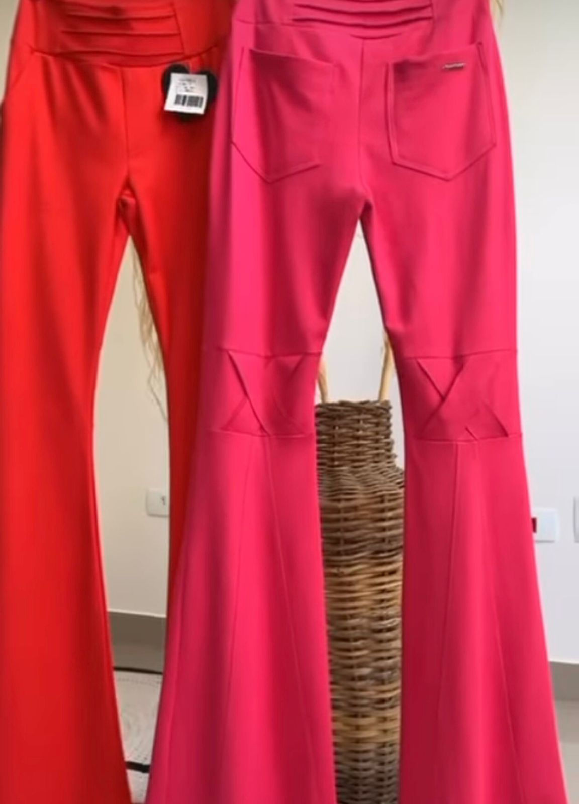 Calça rosa queimado