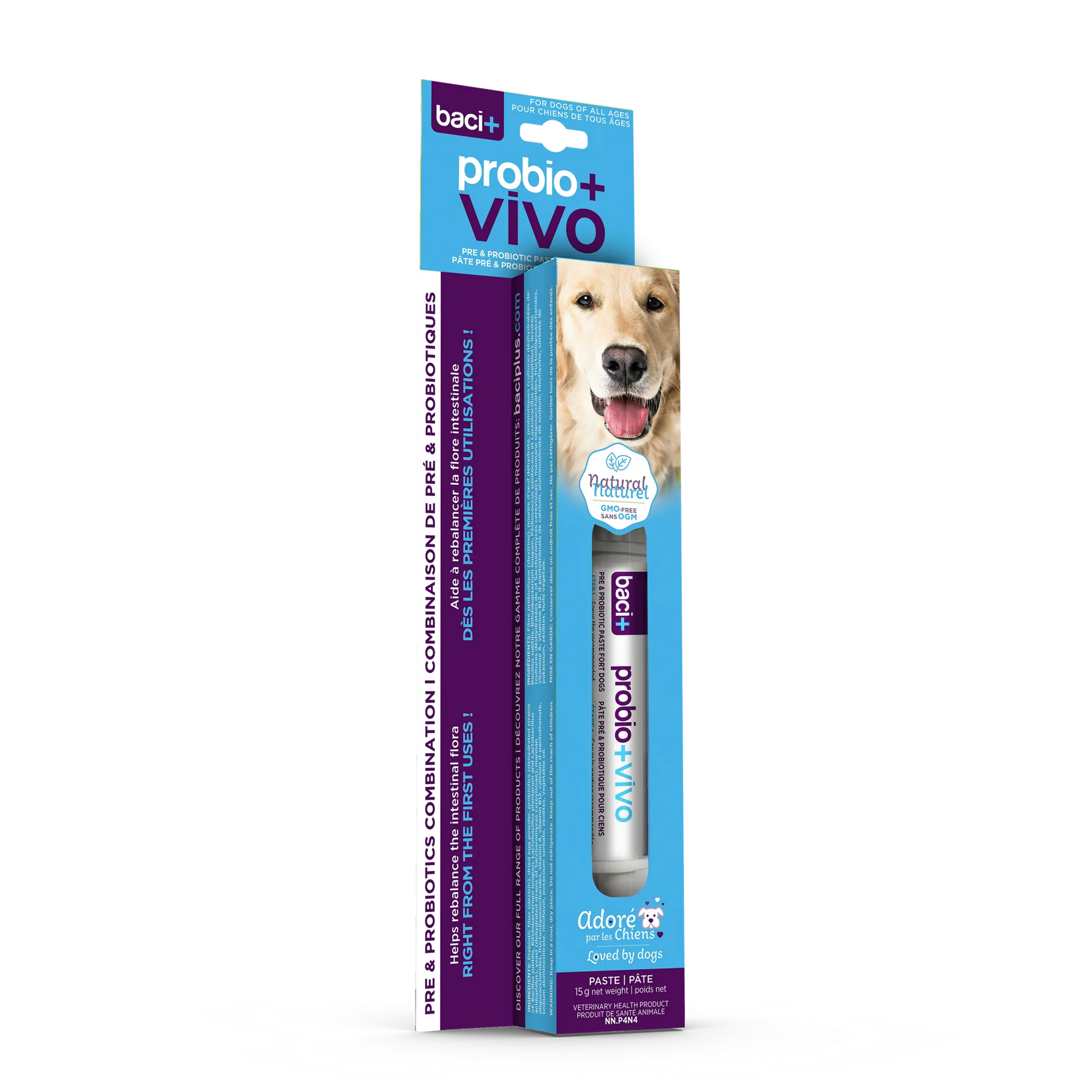 probio+ vivo | pâte pré et probiotiques | chiens