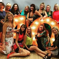 KMS Hire's giant number lights