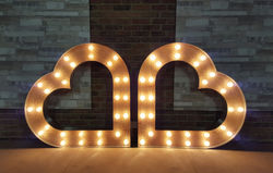 KMS Hire's heart lights for hire