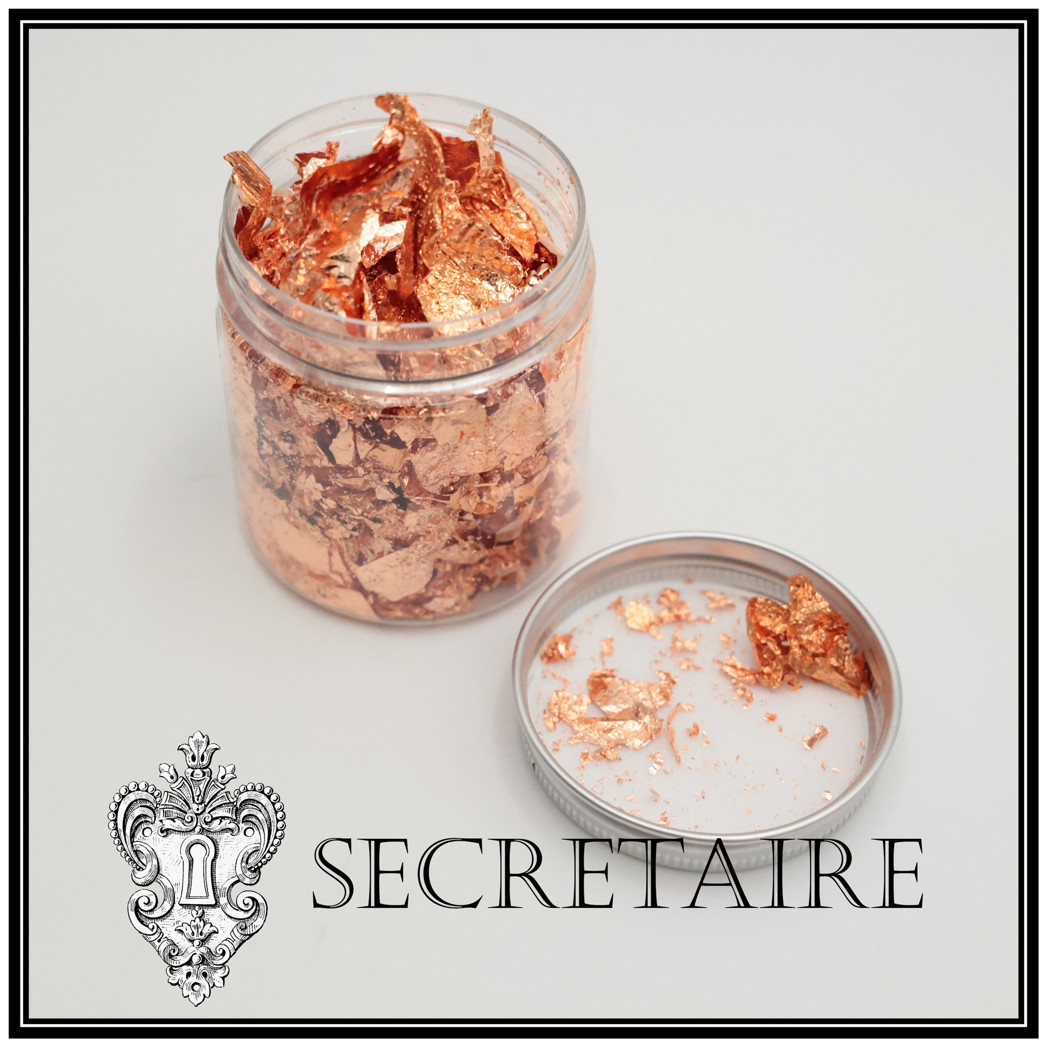 Metal leaf: Rose gold colour 3g - 145ml [PD51A]