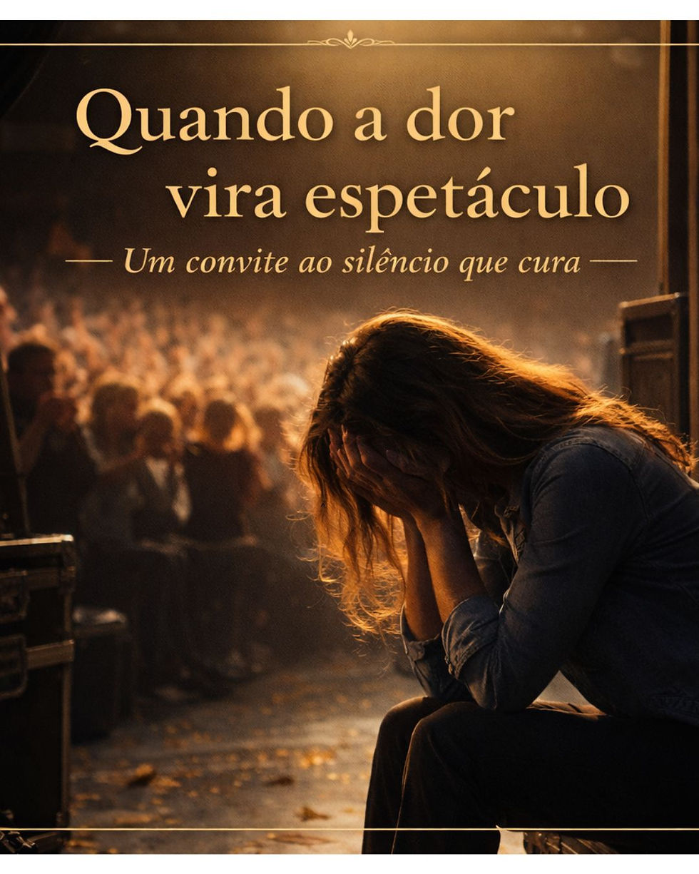 Quando a dor vira espetáculo: um convite ao silêncio que cura