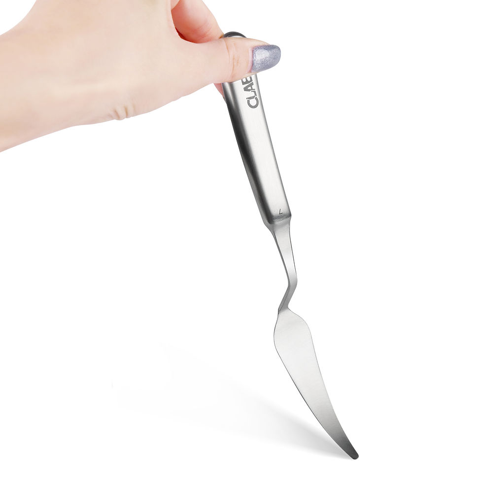 Thumbnail: XDT Palette Knife#5, Japanese Full Metal Body Painting Knives for Art Painting