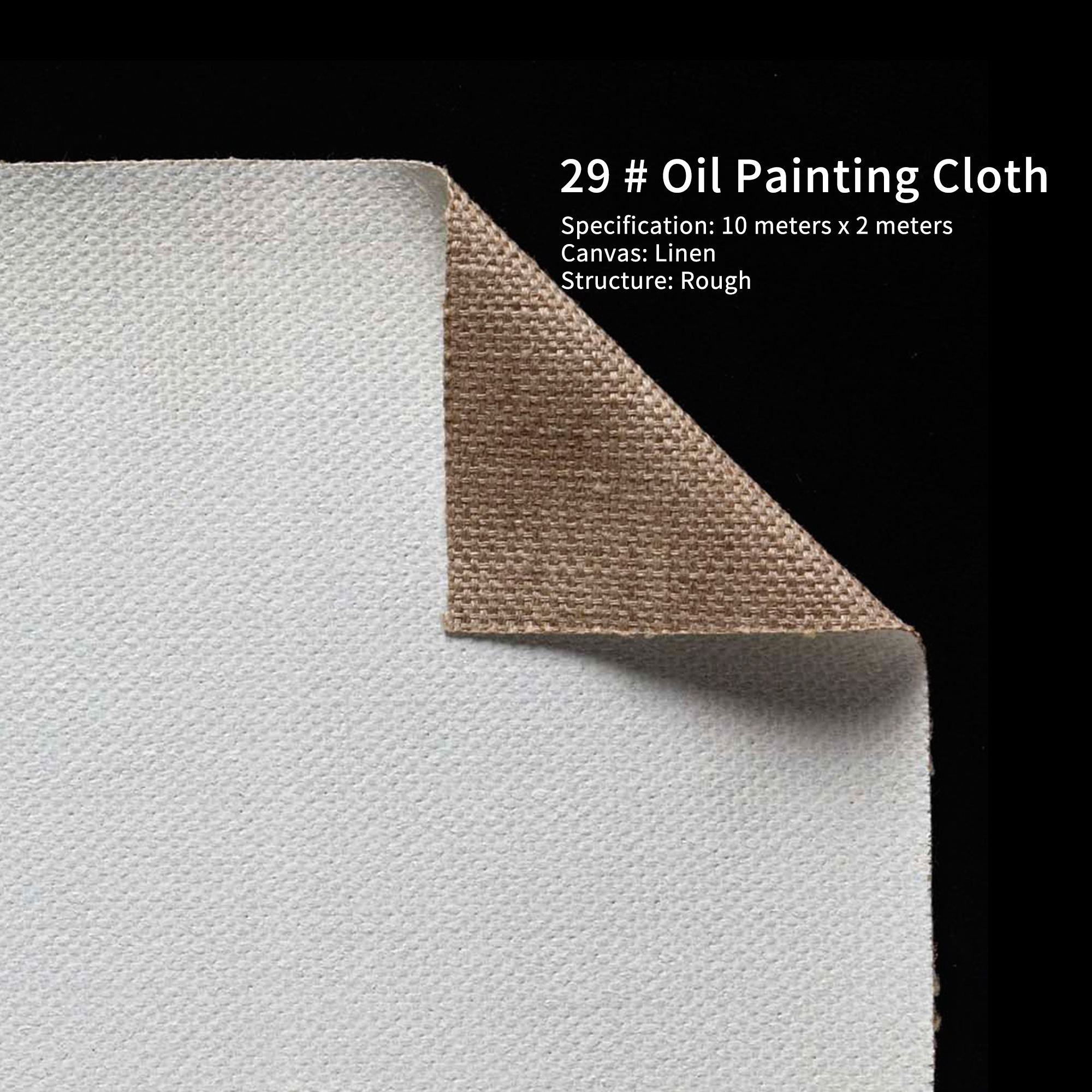 XDT#29 Oil Painting Cloth - Premium Painting Rough Canvas for Artists
