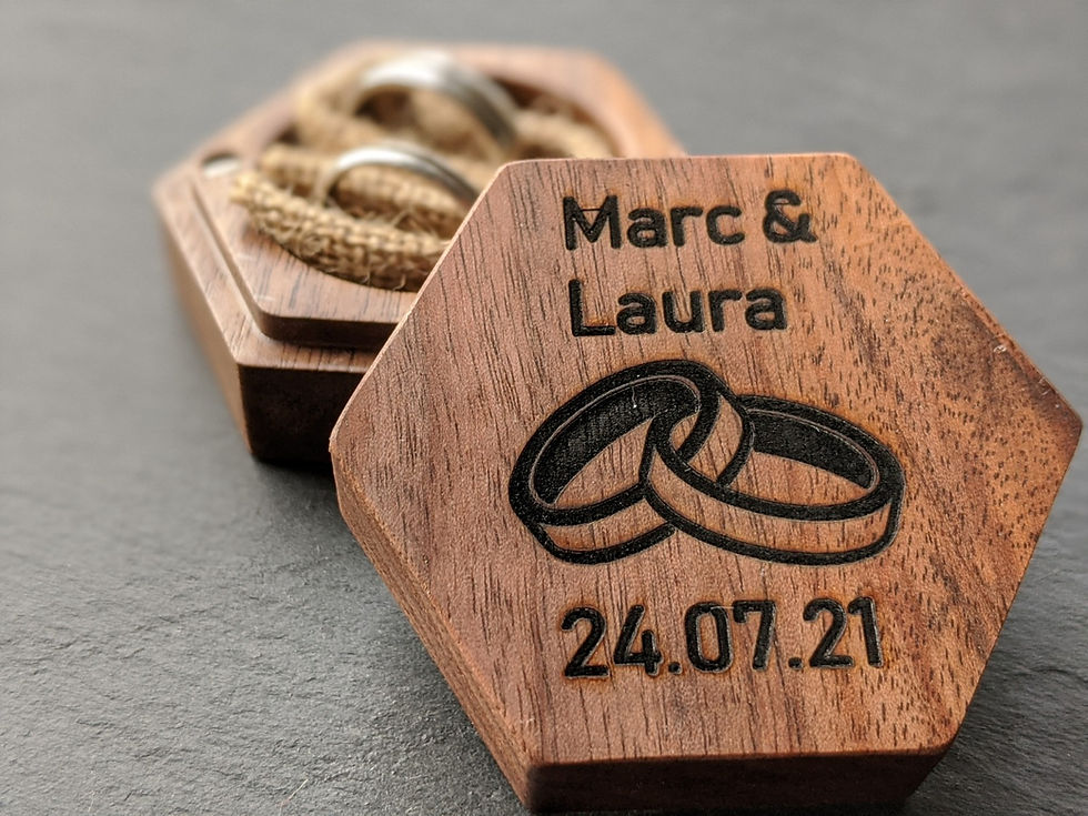 Thumbnail: Engraved Wedding Ring Boxes