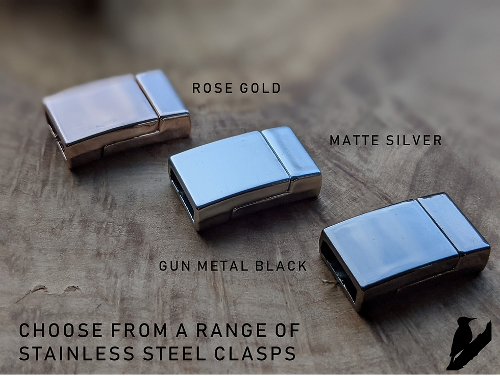 Thumbnail: 2 His and Hers Real Leather Bracelets with Secret Engraving