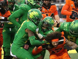 Football Rivalry in Oregon