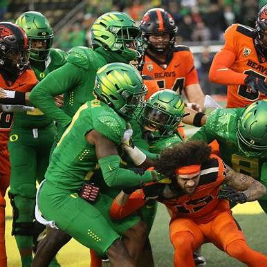 Football Rivalry in Oregon