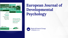 Couverture de la revue European Journal of Developmental Psychology, Routledge / Taylor & Francis Group.
