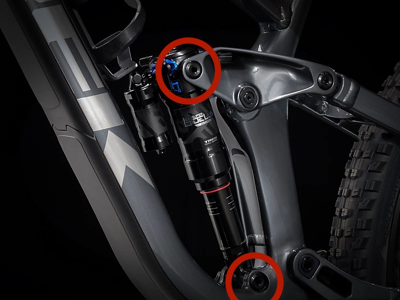 Titanium Trek Slash Shock Bolts