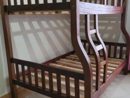 Used Mahogany Double-Decker Bed for Sale in Syokimau