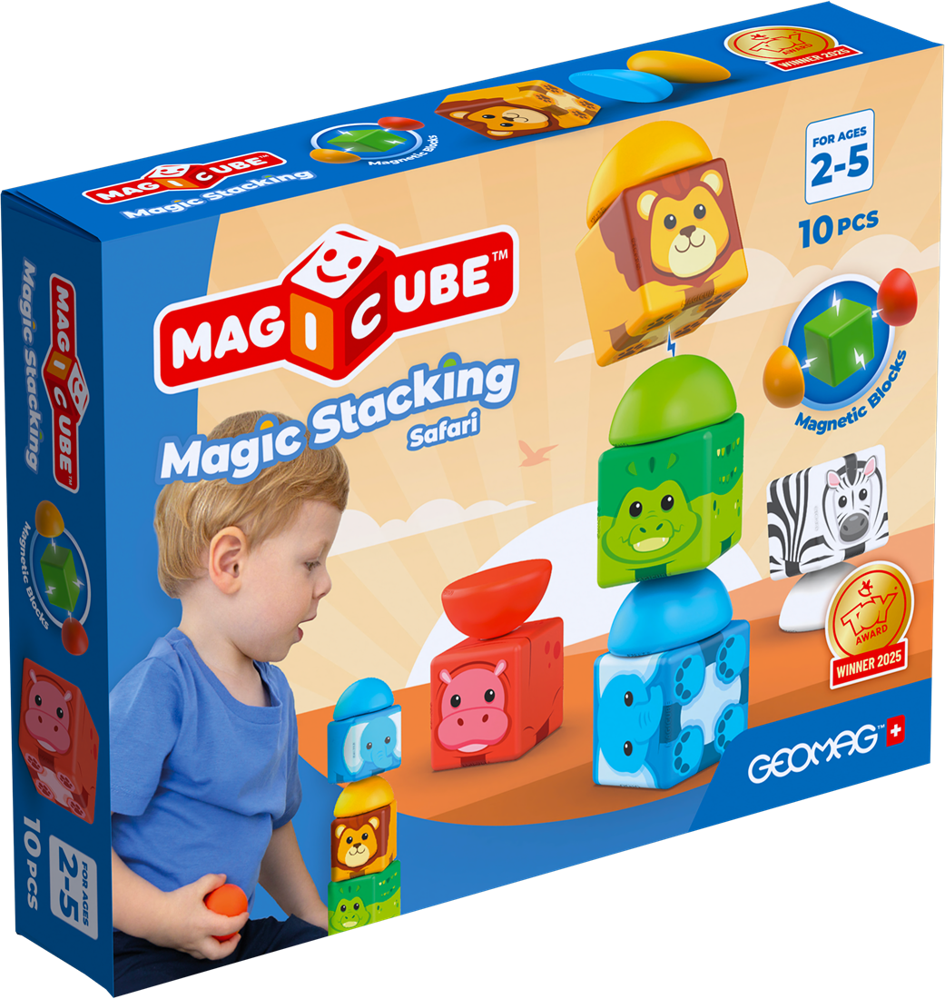 Geomag Magicube Stacking Safari 10-delig