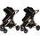Thumbnail: Kinderwagen 3-in-1 Liam Black/Rose