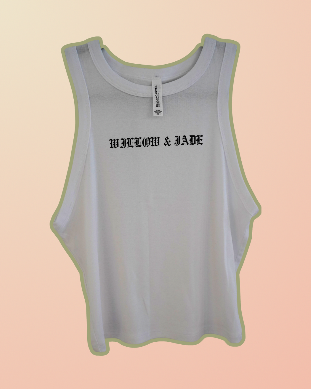 White Olde English Baby Tank