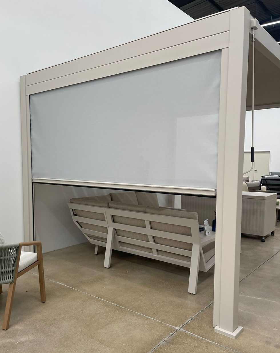 Thumbnail: Pergola Privacy Screen side view