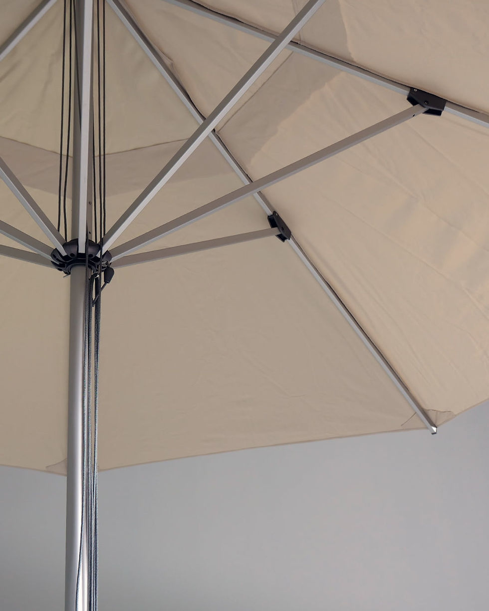 Thumbnail: Cafe Aluminium 3m x 3m Parasol close up frame