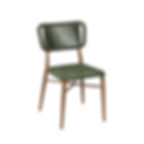 Bude Olive side chair white background