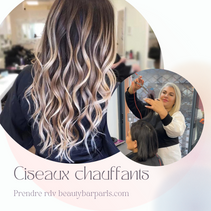 Coupe avec ciseaux chauffants à Paris