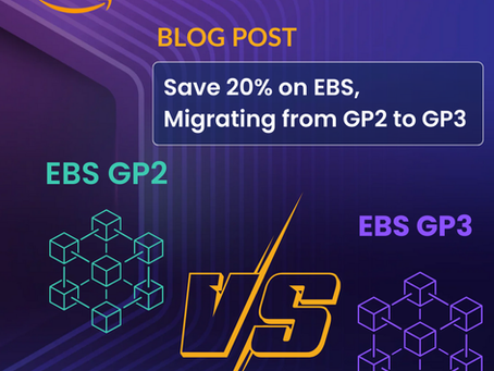 Save 20% on your EBS Spend by Migrating from GP2 to GP3