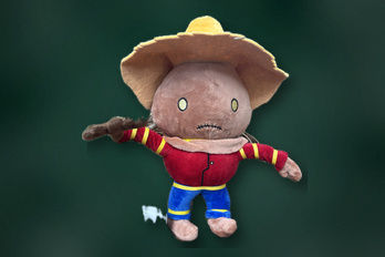 Thumbnail: Oz:  Nightmare in Emerald Scarecrow Plush 12"