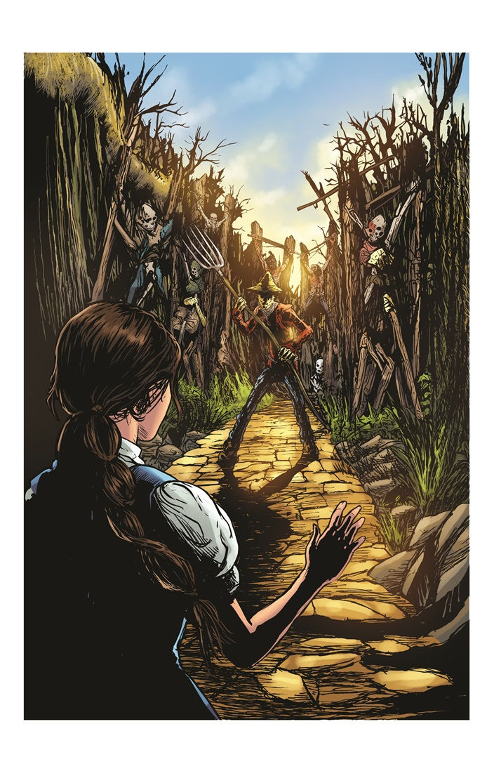 Thumbnail: Oz:  Nightmare in Emerald # 1 - Robert Pope Variant Cover C