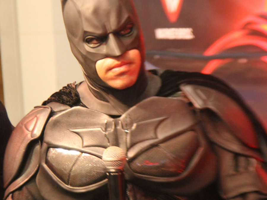 Ação social com o Batman Thyago