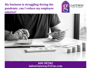 My business is struggling during the pandemic, can I reduce my employee salaries?