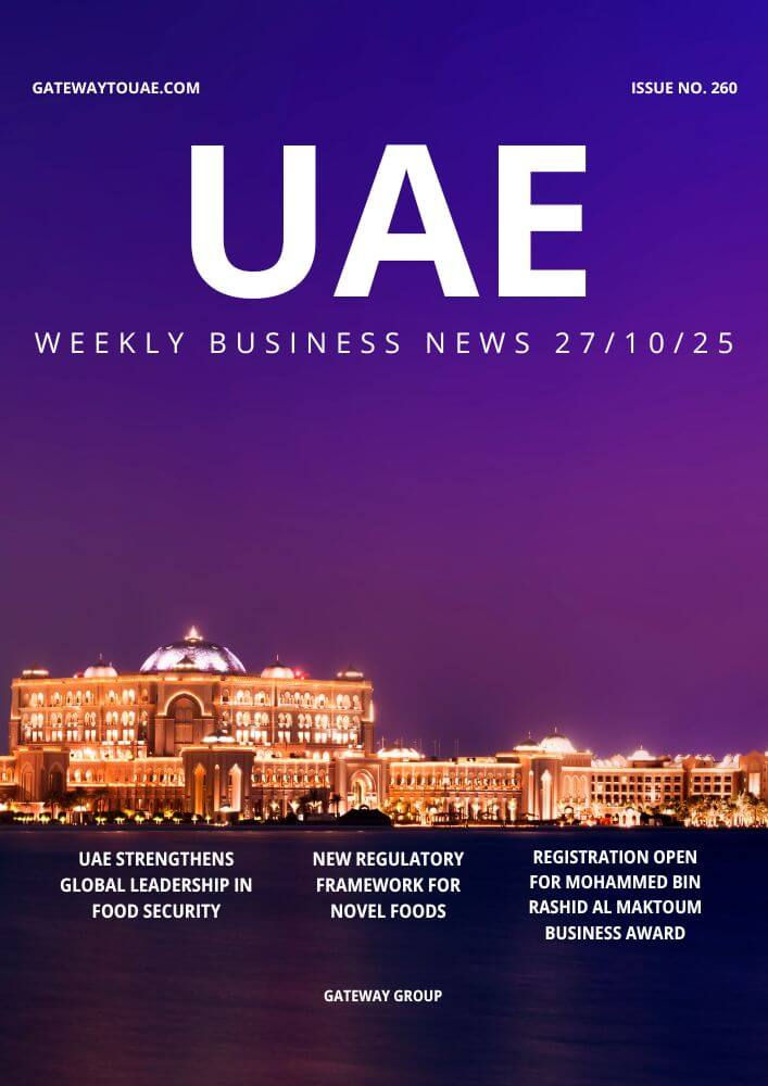 UAE Weekly Business News blog 27 October 2025 Issue 260 Economy Trade and Investment headlines in Abu Dhabi and Dubai free market intelligence by Gateway Group