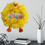 Thumbnail: Easter Chick Wreath Happy Sign Plush Toy Yellow decor decoration novelty Abu Dhabi Dubai Al Ain UAE Gateway Art Sales LLC