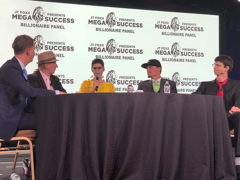 Jenny Hunt Billionaire Panel Mega Succes