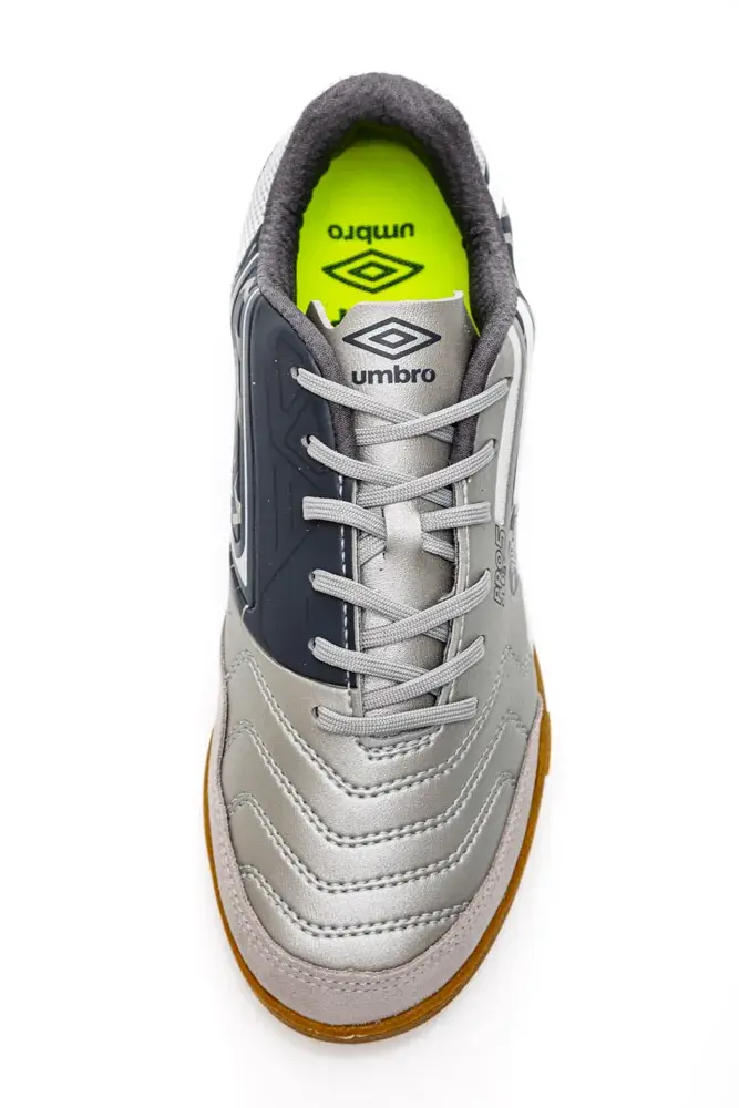 Miniatura: Chuteira Futsal Umbro Pro 5 Bump Club - CNZ/GRF