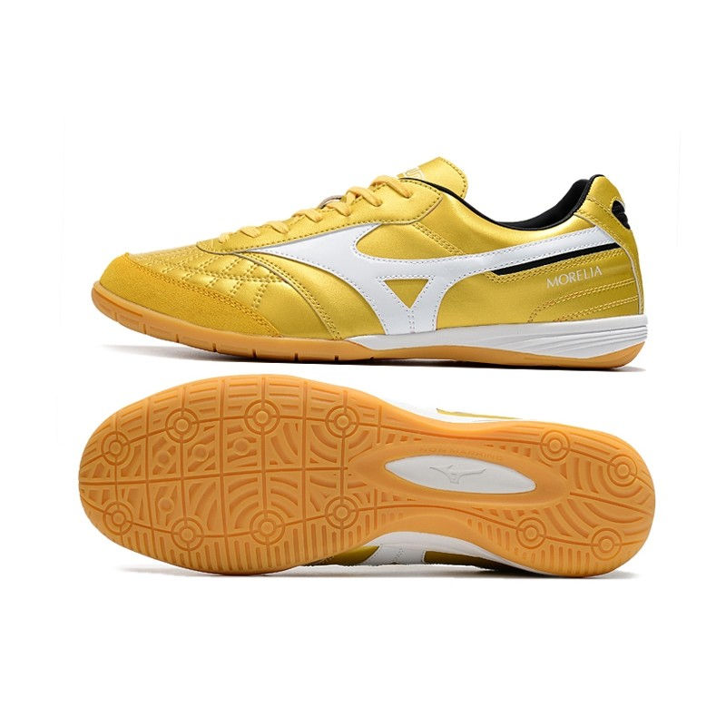 Miniatura: Chuteira MIZUNO Morelia Sala Futsal Dourado