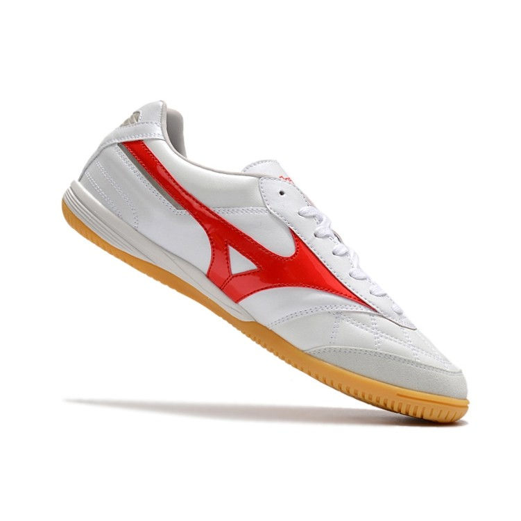 Miniatura: Chuteira MIZUNO Morelia Sala Futsal Branco Vermelho  