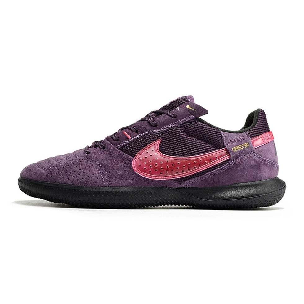 Chuteira Nike Street Gato Futsal Roxo/Rosa