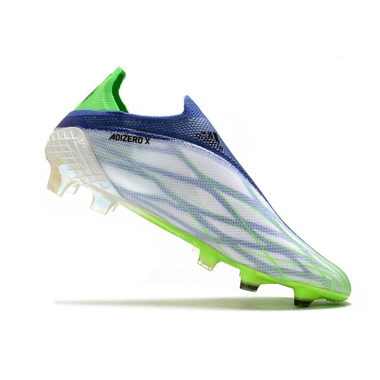 Miniatura: Chuteira de Campo ADIDAS X Speedflow+ FG Verde Azul