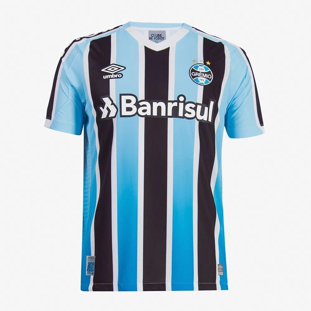Camisa Gremio I 22/23 - Torcedor Umbro Masculina - Azul e Branco