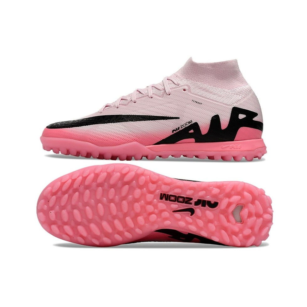 Miniatura: Chuteira Society Nike Air Zoom Mercurial Superfly 9 Elite TN Roxo/Preto