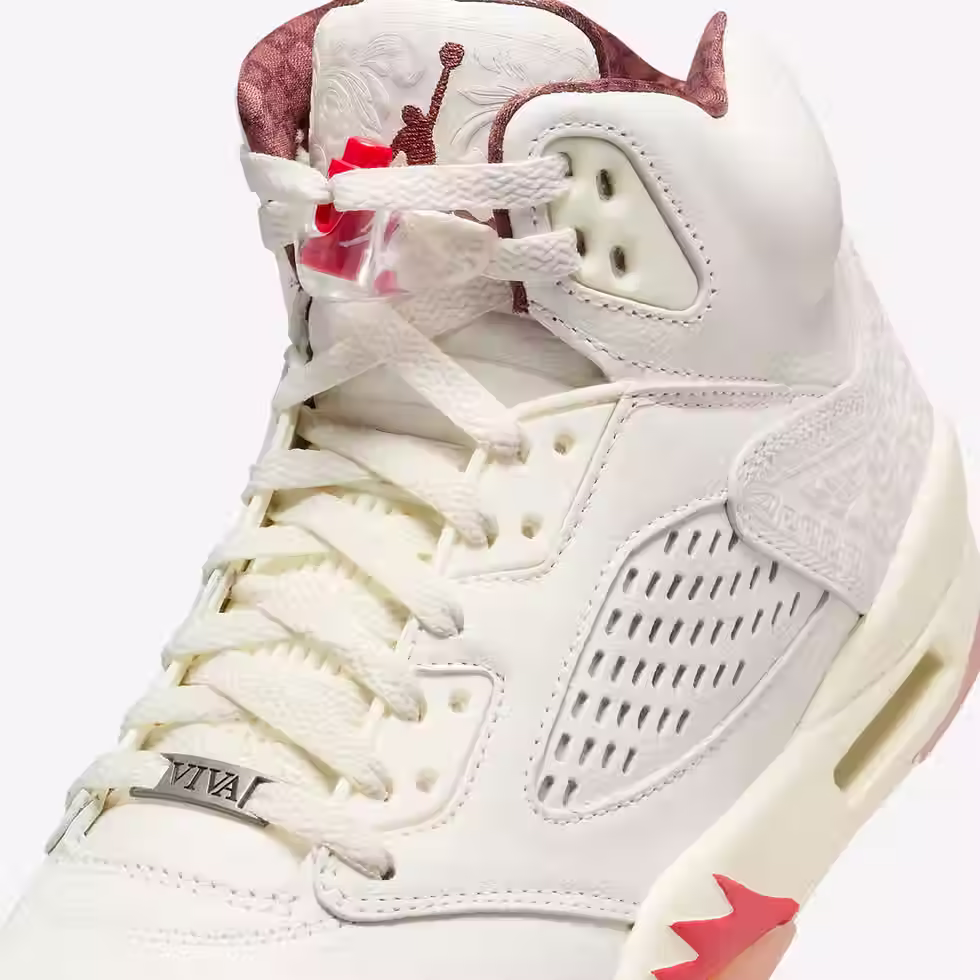 Miniatura: Air Jordan 5 'El Grito' Sail and Dark Pony