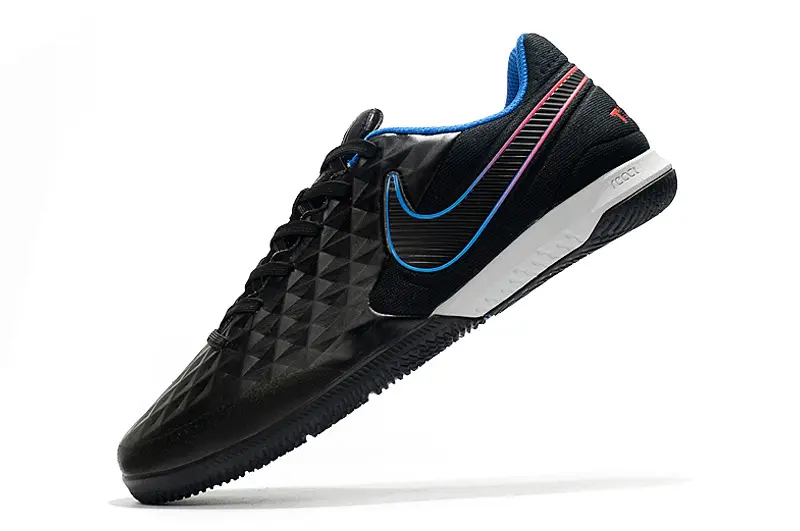 Miniatura: Chuteira Nike React Tiempo Legend 8 Futsal IC - Preto