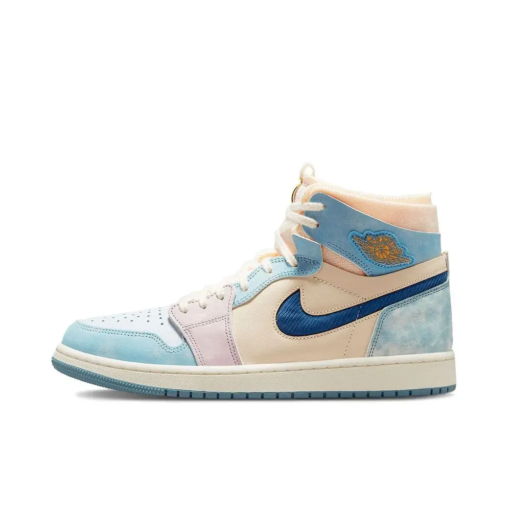 Tênis Air Jordan 1 High Zoom Air CMFT Azul Celestino
