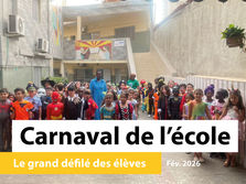 Carnaval de l'école : le grand défilé des élèves
