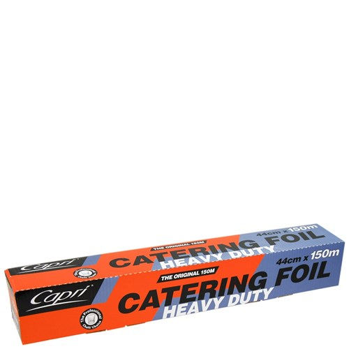 Aluminium Foil Heavy Duty Dispenser Silver 44cmx150m