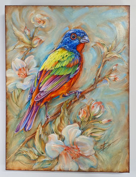 Susan Edison oil painting