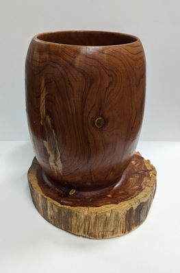 Leslie Crist wood turned art