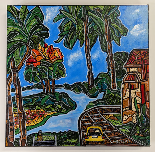 Melody Burton acrylic painting