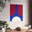 Thumbnail: Geometric 11 Matte Poster - Detroit Pistons - Away