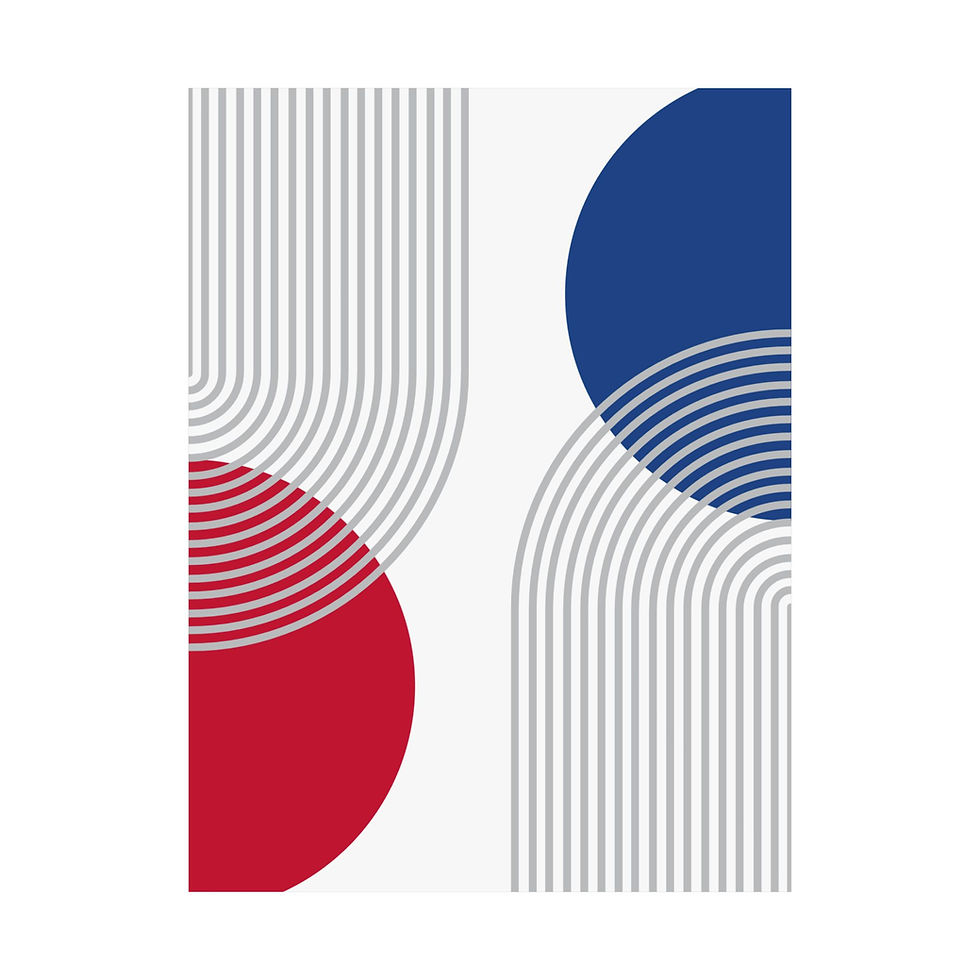 Thumbnail: Geometric 25 Matte Poster - Los Angeles Clippers - Home