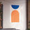 Thumbnail: Modern Geometric 09 Matte Poster - New York Knicks - Home